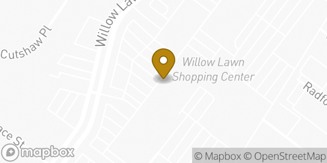 Map showing the location of Dick's Sporting Goods in Richmond, VA 23230