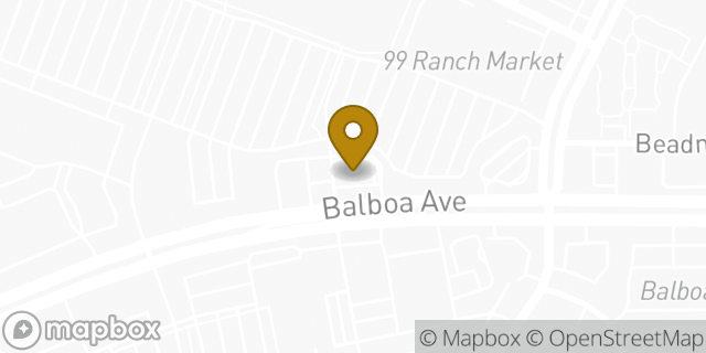 Map showing the location of McDonald's in San Diego, CA 92111