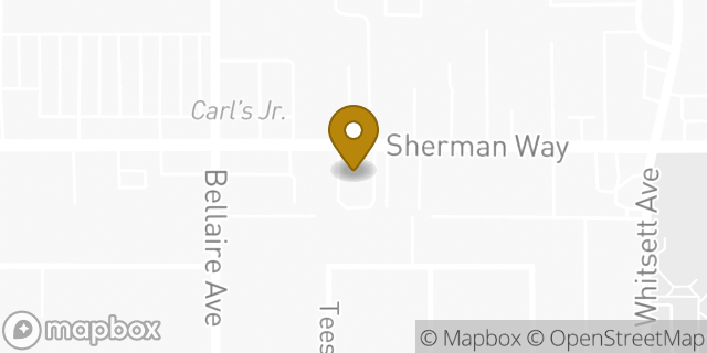 Map showing the location of McDonald's in North Hollywood, CA 91605