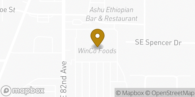 Map showing the location of Coinme in Happy Valley, OR 97086