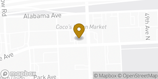 Map showing the location of Regions Bank in Nashville, TN 37209