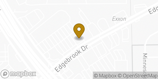 Map showing the location of Chase Bank in Houston, TX 77034