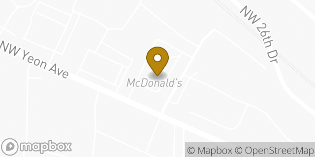 Map showing the location of McDonald's in Portland, OR 97210