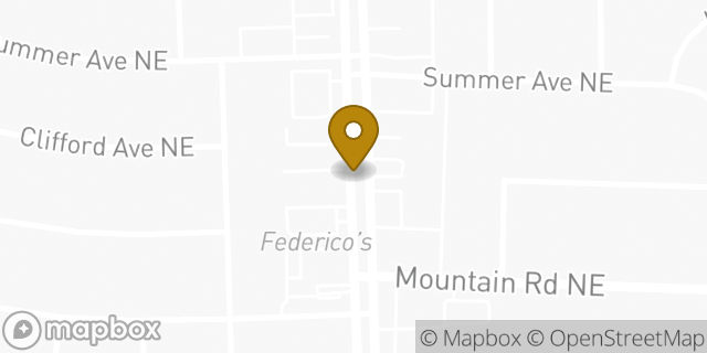 Map showing the location of Juan Tabo in Albuquerque, NM 87112