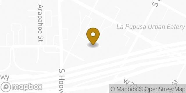 Map showing the location of Planet Fitness in Los Angeles, CA 90015