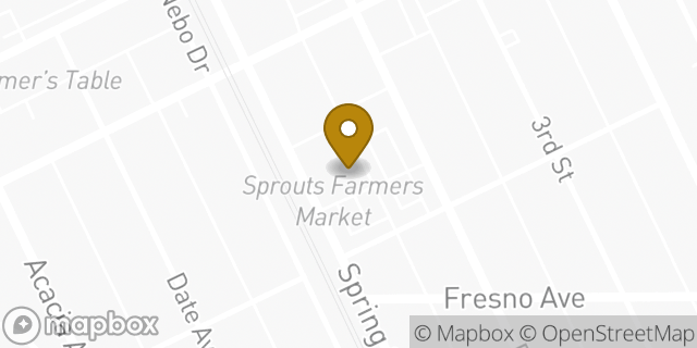 Map showing the location of Sprouts Farmers Market in La Mesa, CA 91941