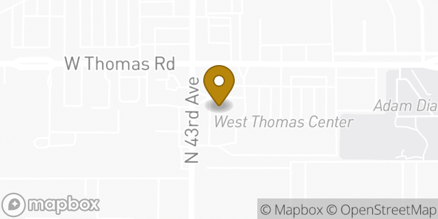 Map showing the location of CVS Pharmacy in Phoenix, AZ 85019