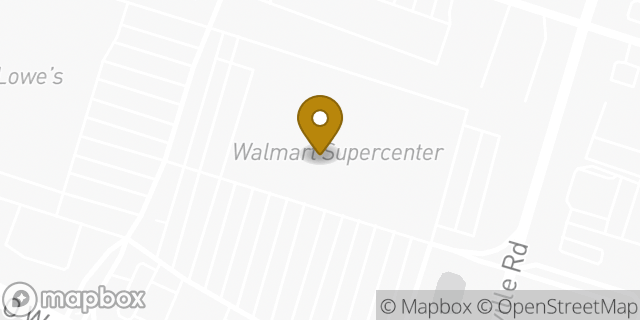 Map showing the location of Walmart in Lexington, KY 40503