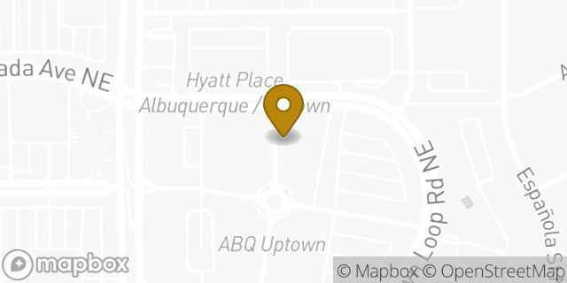 Map showing the location of Kendra Scott in Albuquerque, NM 87110