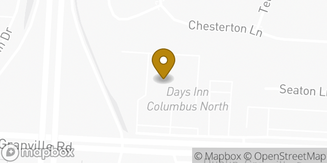 Map showing the location of Days Inn Columbus North in Columbus, OH 43229