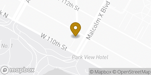 Map showing the location of Subway in New York, NY 10026