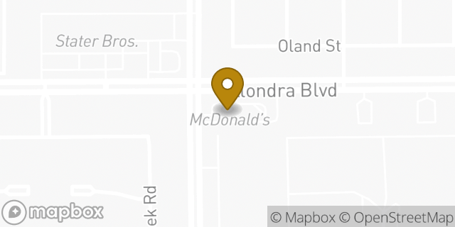 Map showing the location of McDonald's in Norwalk, CA 90650