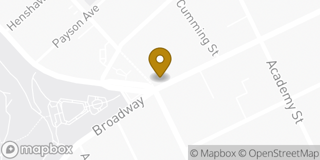 Map showing the location of Starbucks in New York, NY 10034