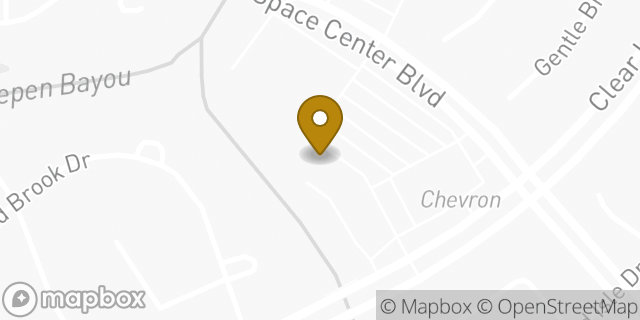 Map showing the location of The UPS Store in Houston, TX 77062
