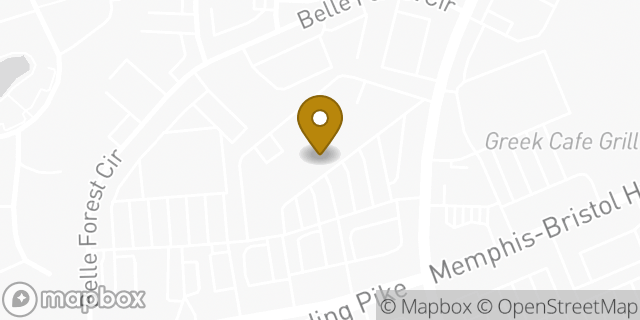 Map showing the location of CVS Pharmacy in Nashville, TN 37221