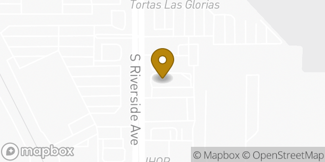 Map showing the location of McDonald's in Rialto, CA 92376