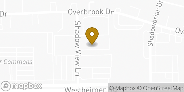 Map showing the location of La Quinta Inn and Suites by Wyndham Houston Energy Corridor in Houston, TX 77077