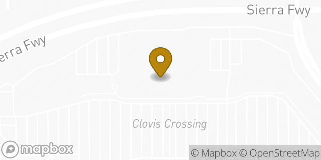 Map showing the location of Walmart in Clovis, CA 93612