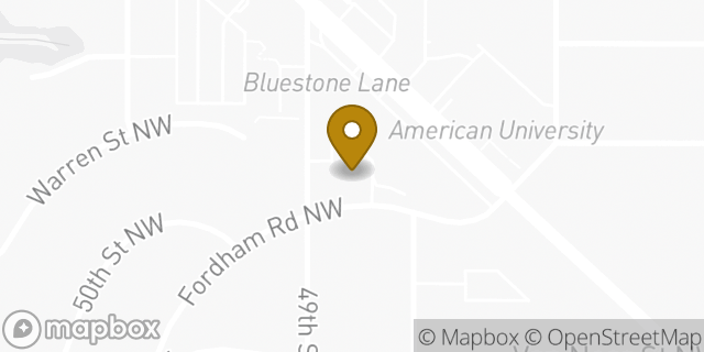 Map showing the location of Small Door Veterinary in Washington, DC 20016