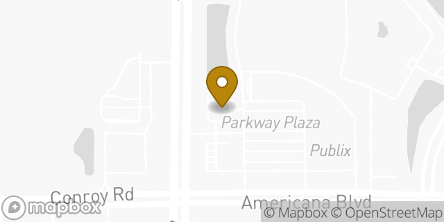 Map showing the location of McDonald's in Orlando, FL 32839