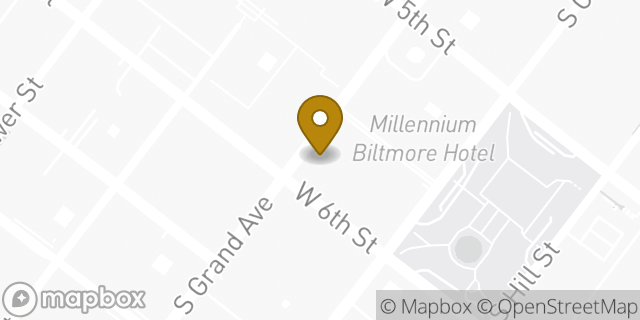 Map showing the location of FedEx Office Ship Center in Los Angeles, CA 90071