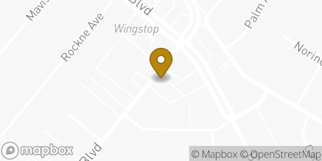 Map showing the location of Subway in Whittier, CA 90601