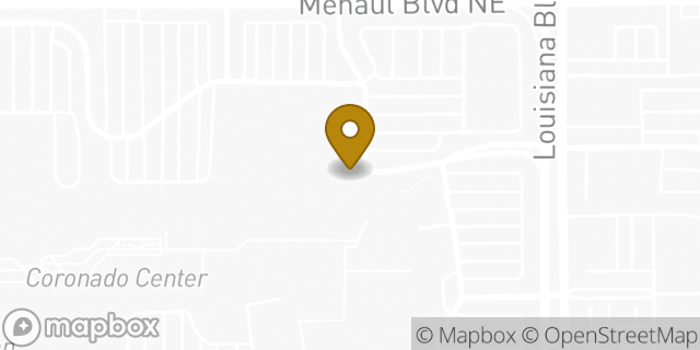 Map showing the location of The Container Store in Albuquerque, NM 87110