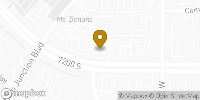 Map showing the location of Subway in Midvale, UT 84047