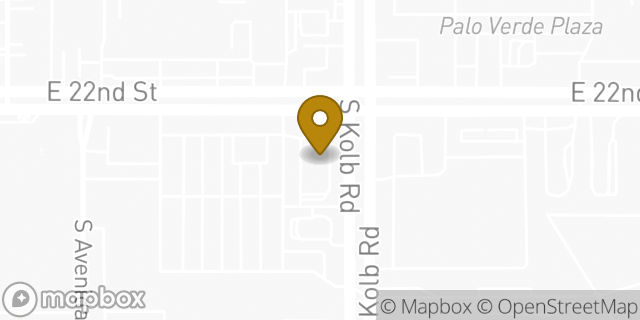 Map showing the location of McDonald's in Tucson, AZ 85710