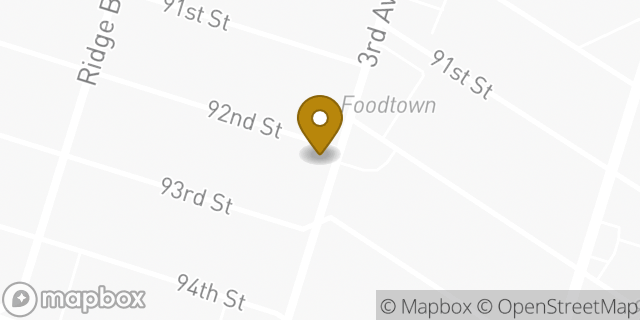Map showing the location of Starbucks in Brooklyn, NY 11209