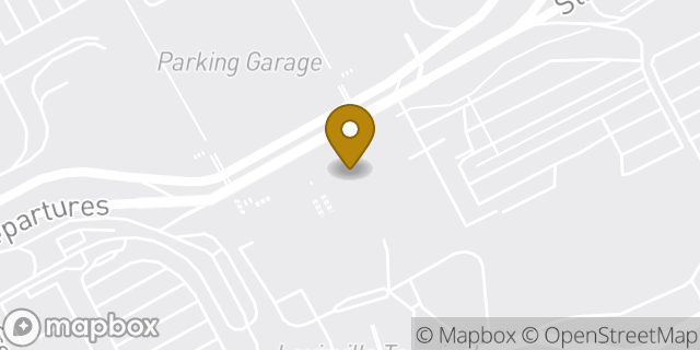 Map showing the location of Avis Car Rental in Louisville, KY 40209