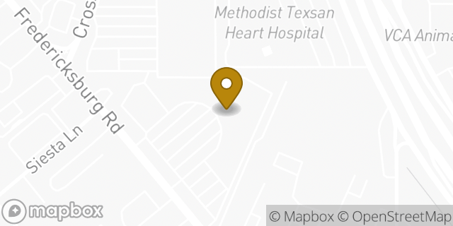 Map showing the location of Planet Fitness in San Antonio, TX 78201