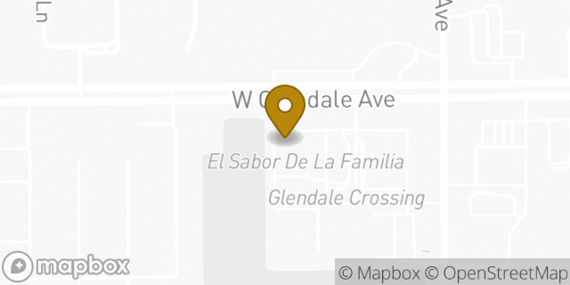 Map showing the location of Subway in Glendale, AZ 85305