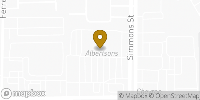 Map showing the location of Albertsons in North Las Vegas, NV 89031