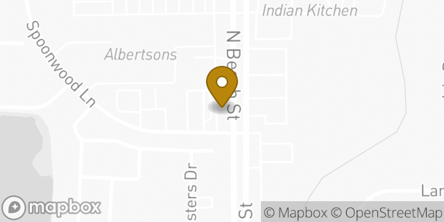 Map showing the location of Beach St in Fort Worth, TX 76137