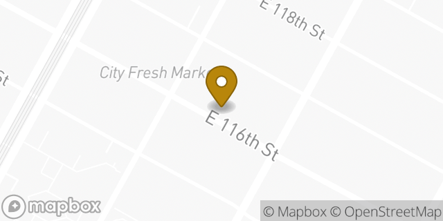 Map showing the location of Chipotle Mexican Grill in New York, NY 10029