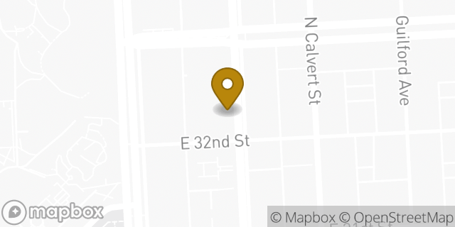 Map showing the location of CVS Pharmacy in Baltimore, MD 21218