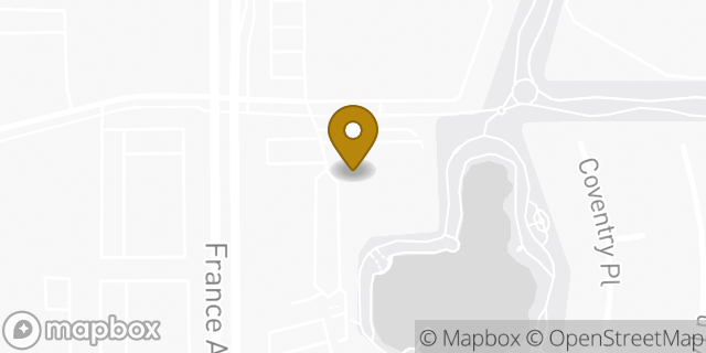 Map showing the location of The Container Store in Edina, MN 55435