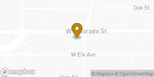 Map showing the location of The UPS Store in Glendale, CA 91204