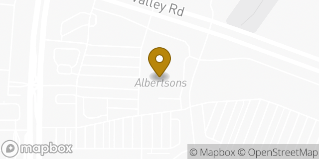 Map showing the location of Albertsons in Phoenix, AZ 85050