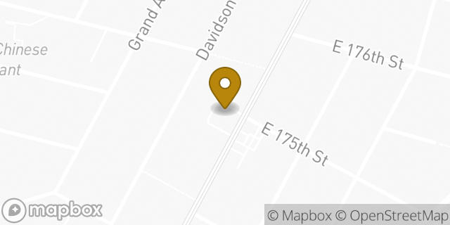 Map showing the location of Baskin-Robbins in Bronx, NY 10453