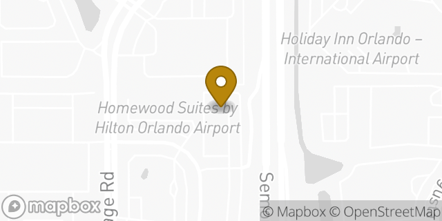 Map showing the location of LongHorn Steakhouse in Orlando, FL 32812