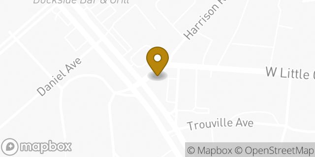 Map showing the location of Starbucks in Norfolk, VA 23505