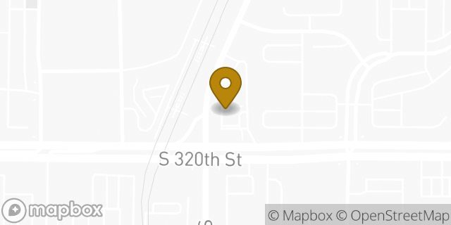 Map showing the location of McDonald's in Federal Way, WA 98003
