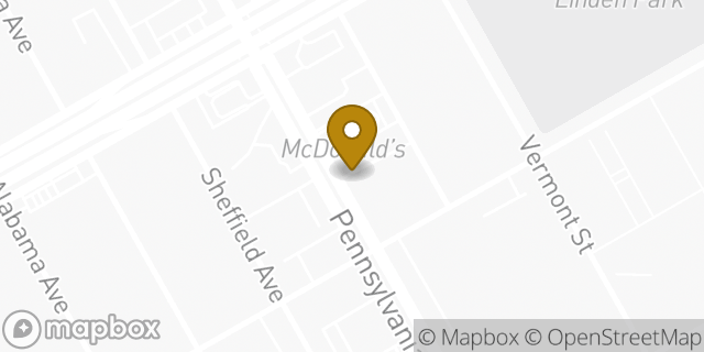 Map showing the location of Penske Truck Rental in Brooklyn, NY 11207