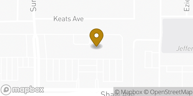 Map showing the location of FedEx ShipSite in Clovis, CA 93611