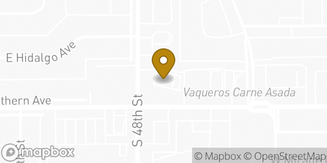 Map showing the location of McDonald's in Tempe, AZ 85282