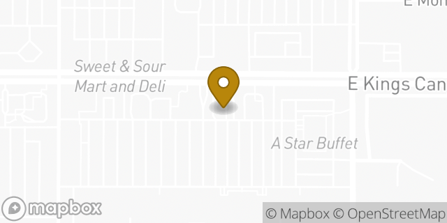 Map showing the location of Jack In The Box in Fresno, CA 93726