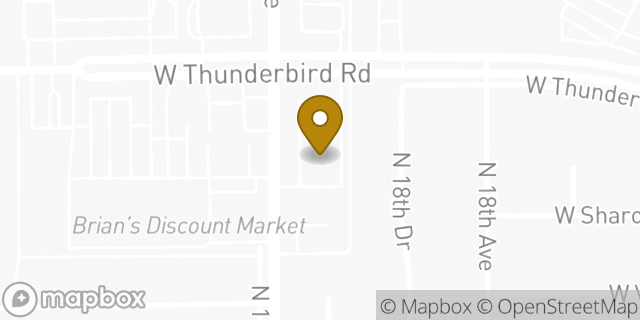 Map showing the location of CVS Pharmacy in Phoenix, AZ 85023
