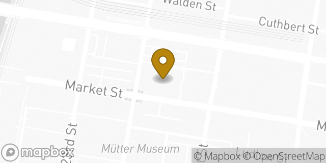 Map showing the location of Trader Joe's in Philadelphia, PA 19103